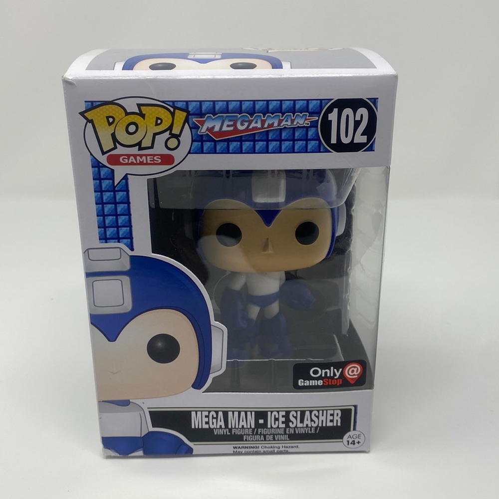 Mega Man Ice Slasher GameStop Funko